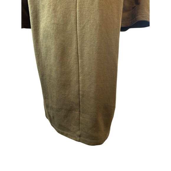 2/$30 Zara Trafaluc Medium Olive Green Flowy Long Sleeve Dress - Picture 10 of 13